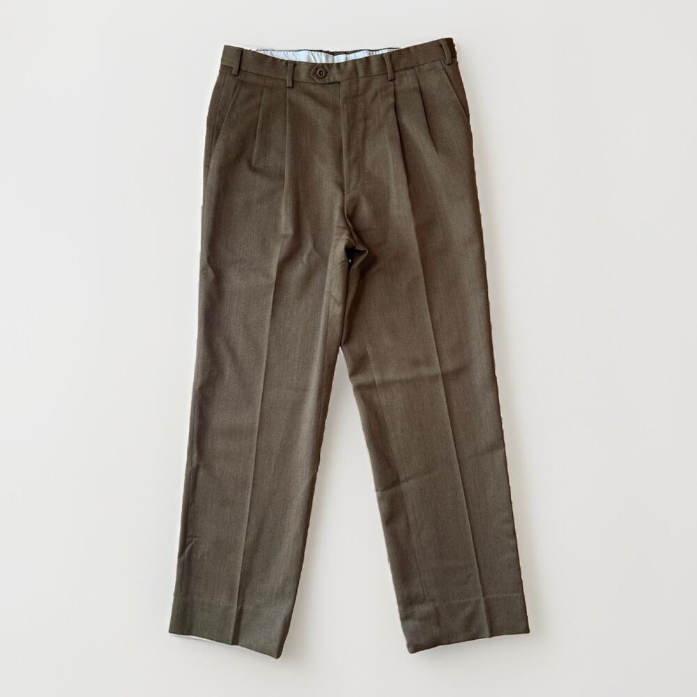 Brioni Cannes Pants 32 Brown Wool Trouser